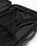 ABS carry-on case with Saffiano detail and eagle plate