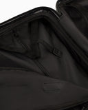 ABS carry-on case with Saffiano detail and eagle plate